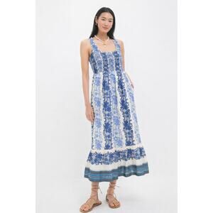 NWT Tuckernuck Bondi Blues Cotton Voile Mallie Dress Size XS